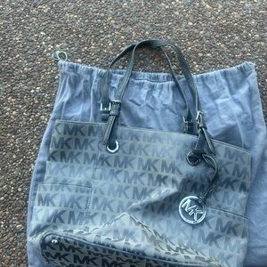 Michael Kors Gray Tote Bag